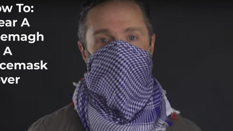 How to Wear a Shemagh as a Mask Cover