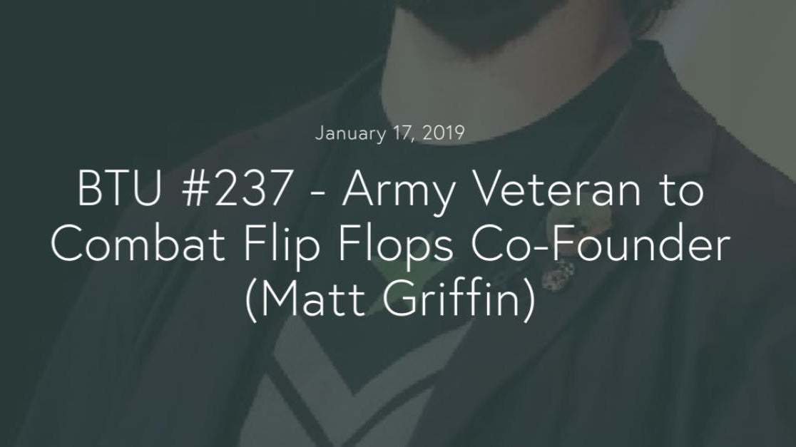 Combat Flip Flops Beyond the Uniform Podcast Image Blog
