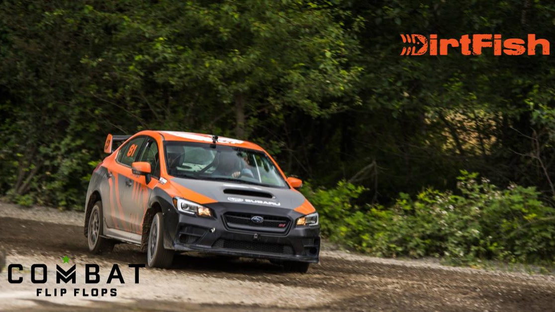 Main image for the Combat Flip Flops Dirtfish rally car school giveaway