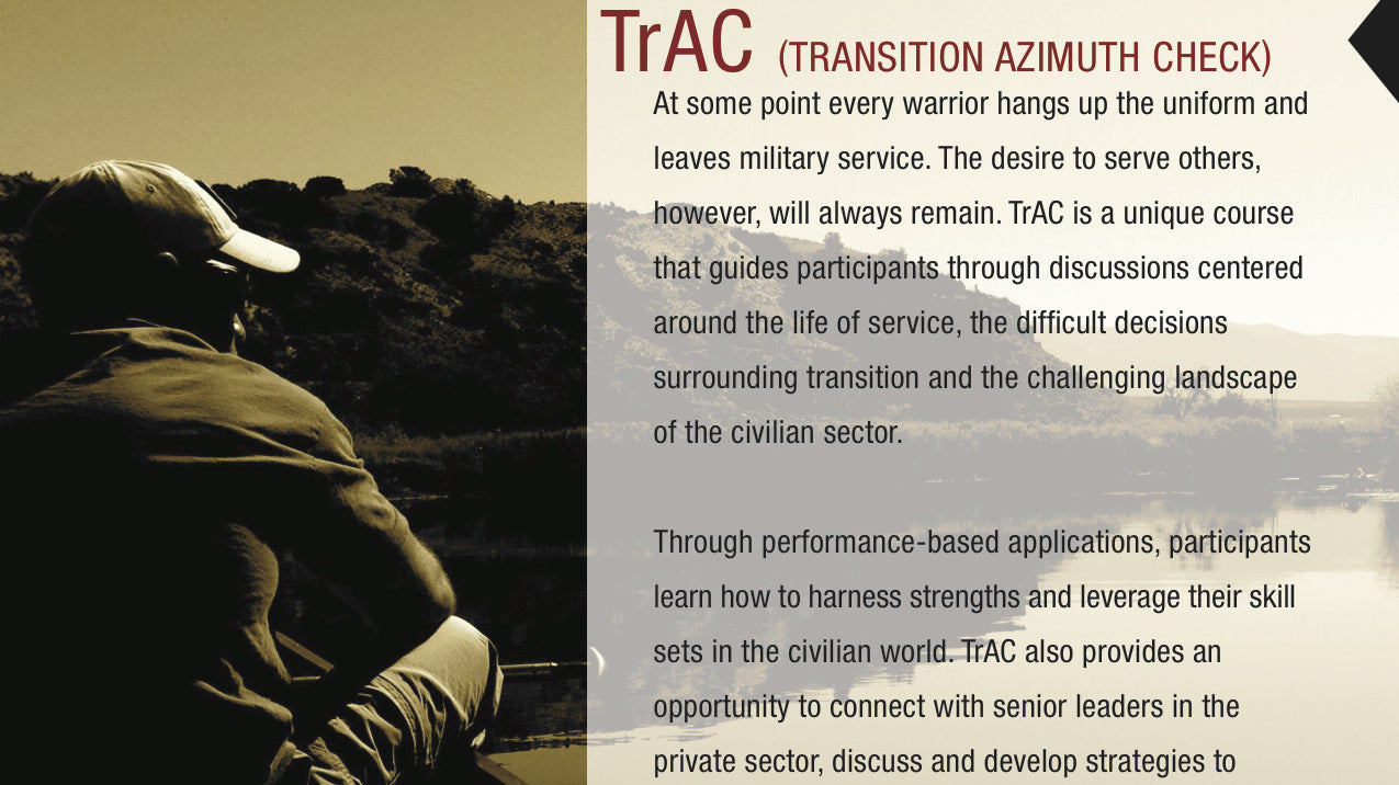 Combat Flip Flops The Station Foundation Transition Azimuth Check TRAC