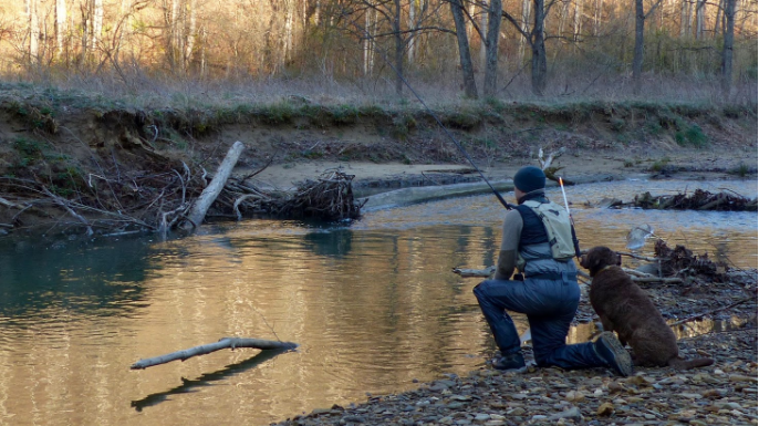Spotlight: A Veteran, a Dog, and a Fly Rod