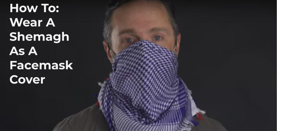 How to Wear a Shemagh as a Mask Cover
