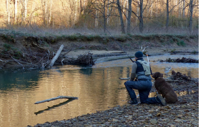 Spotlight: A Veteran, a Dog, and a Fly Rod