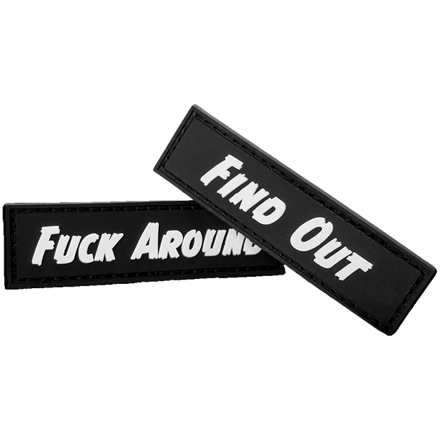 F-ck Around, Find Out - Patch Set - BLACK