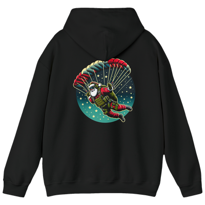 Silent Night Santa - Heavy Hoodie