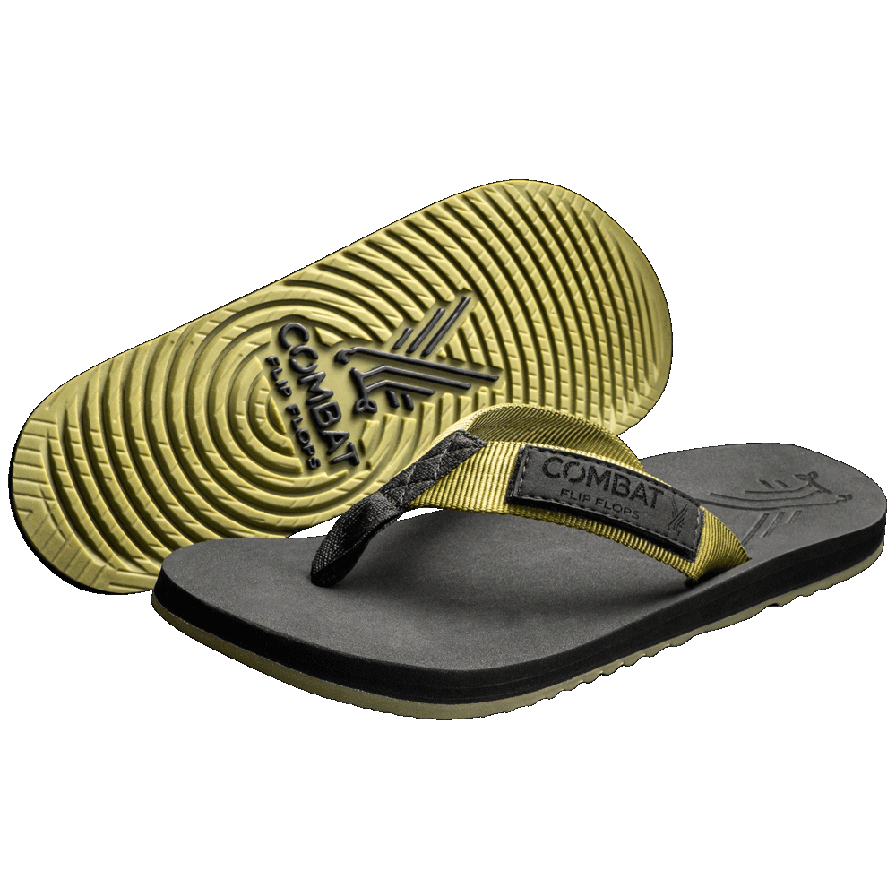 Men s OD Green Flip Flops 15